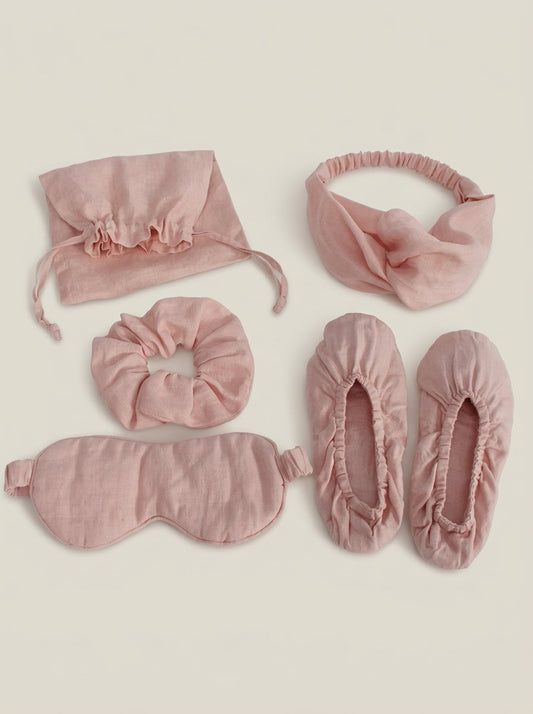 Linen Sleep and Travel Comfort Set